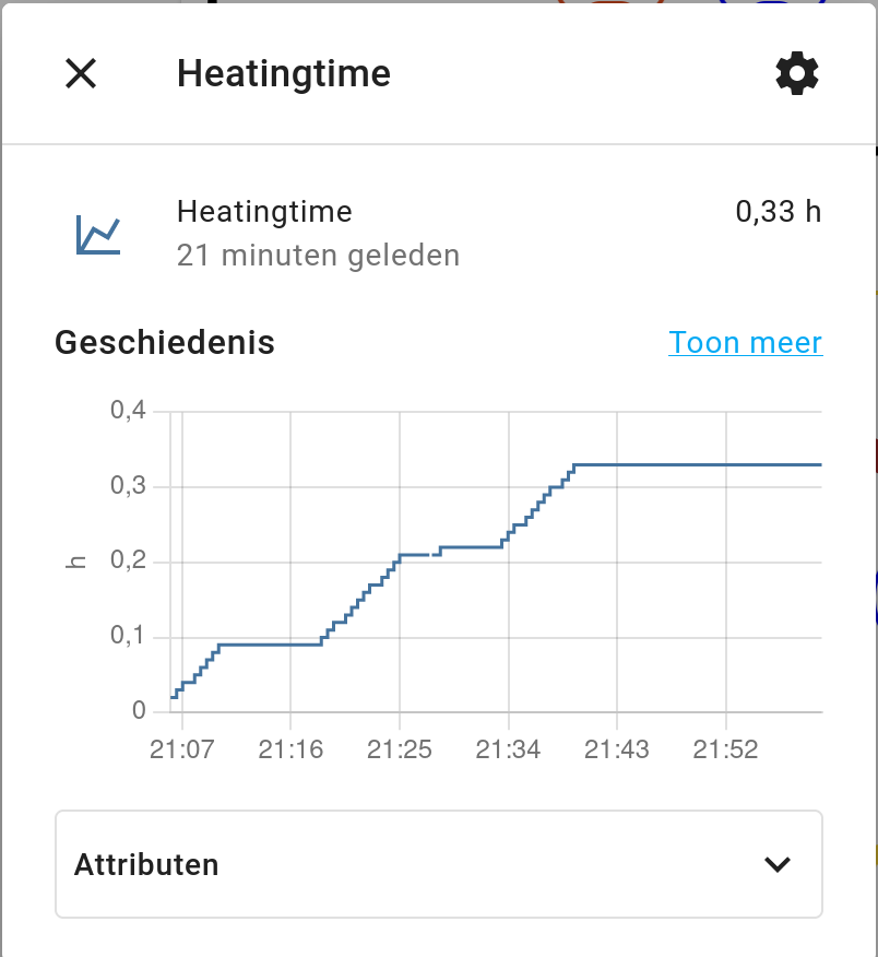 time tracking binary sensor